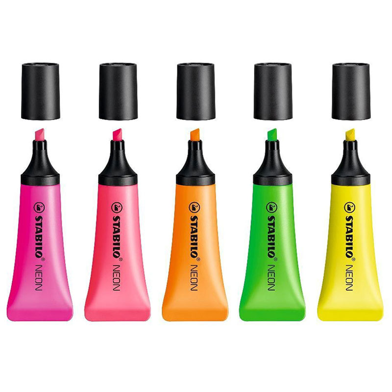 5Pcs STABILO Highlighter 72 NE - Stabilo Marker Boss บทวิจารณ์และราคา