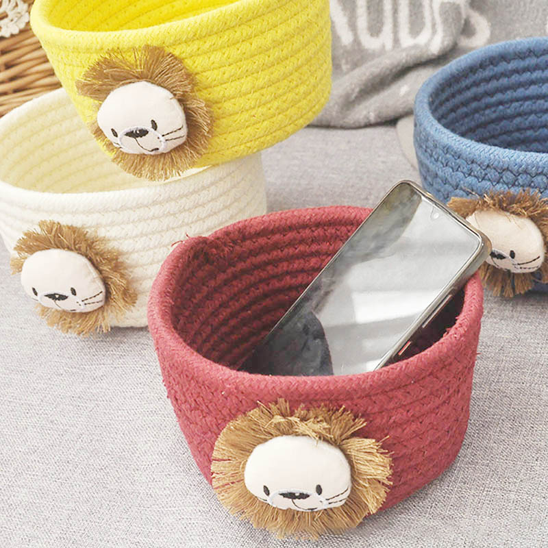 ตะกร้าเก็บของลายการ์ตูนรูปสิงโ - Lion Stationery & Office Supply(Kunshan)Co.Ltd บทวิจารณ์และราคา