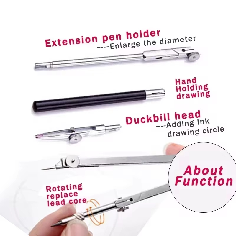 เข็มทิศวาดรูปแบบสารพัดประโยชน์ - Compass Geometry Set บทวิจารณ์และราคา