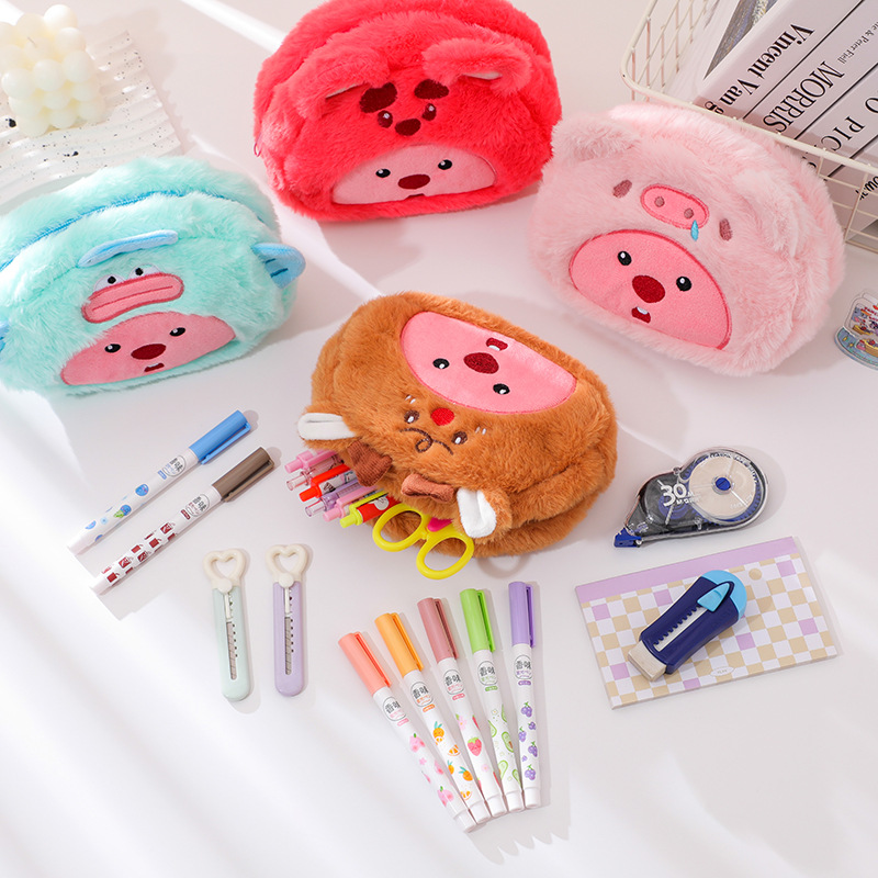 กระเป๋าใส่ดินสอการ์ตูนน่ารักสำ - Pencil Case Large บทวิจารณ์และราคา