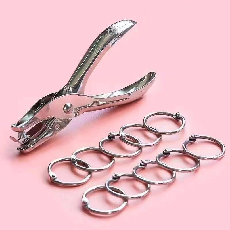 ที่เจาะรูโลหะแบบมือถือ เส้นผ่า - Paper Punch 3 Hole บทวิจารณ์และราคา