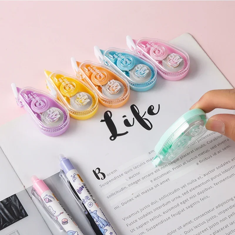 6 ชิ้น/เซ็ตสีขาว OUT เทปแก้ไขห - Correction Tape Roller บทวิจารณ์และราคา