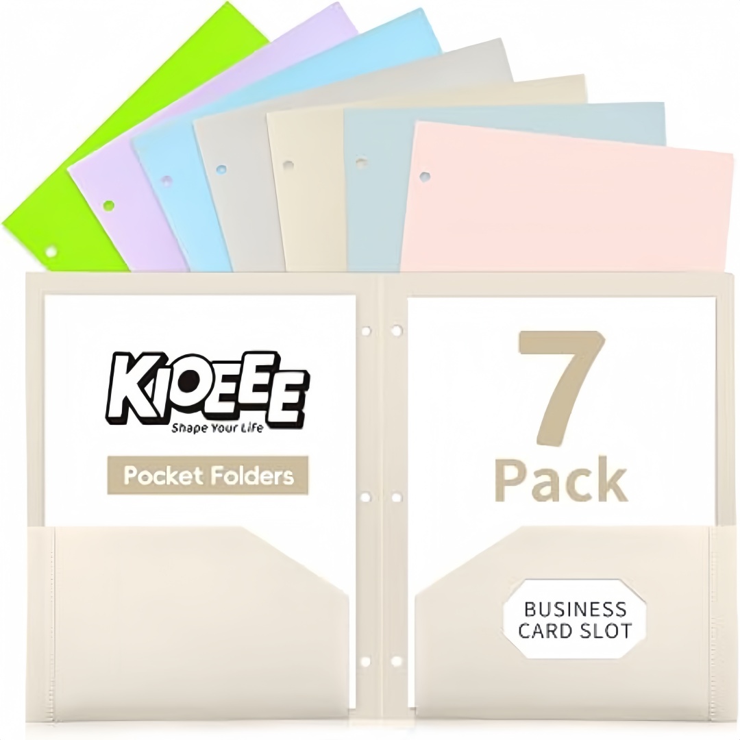 แฟ้มพลาสติก 7 ชิ้นพร้อมช่องใส่ - Paper Punch 3 Hole บทวิจารณ์และราคา