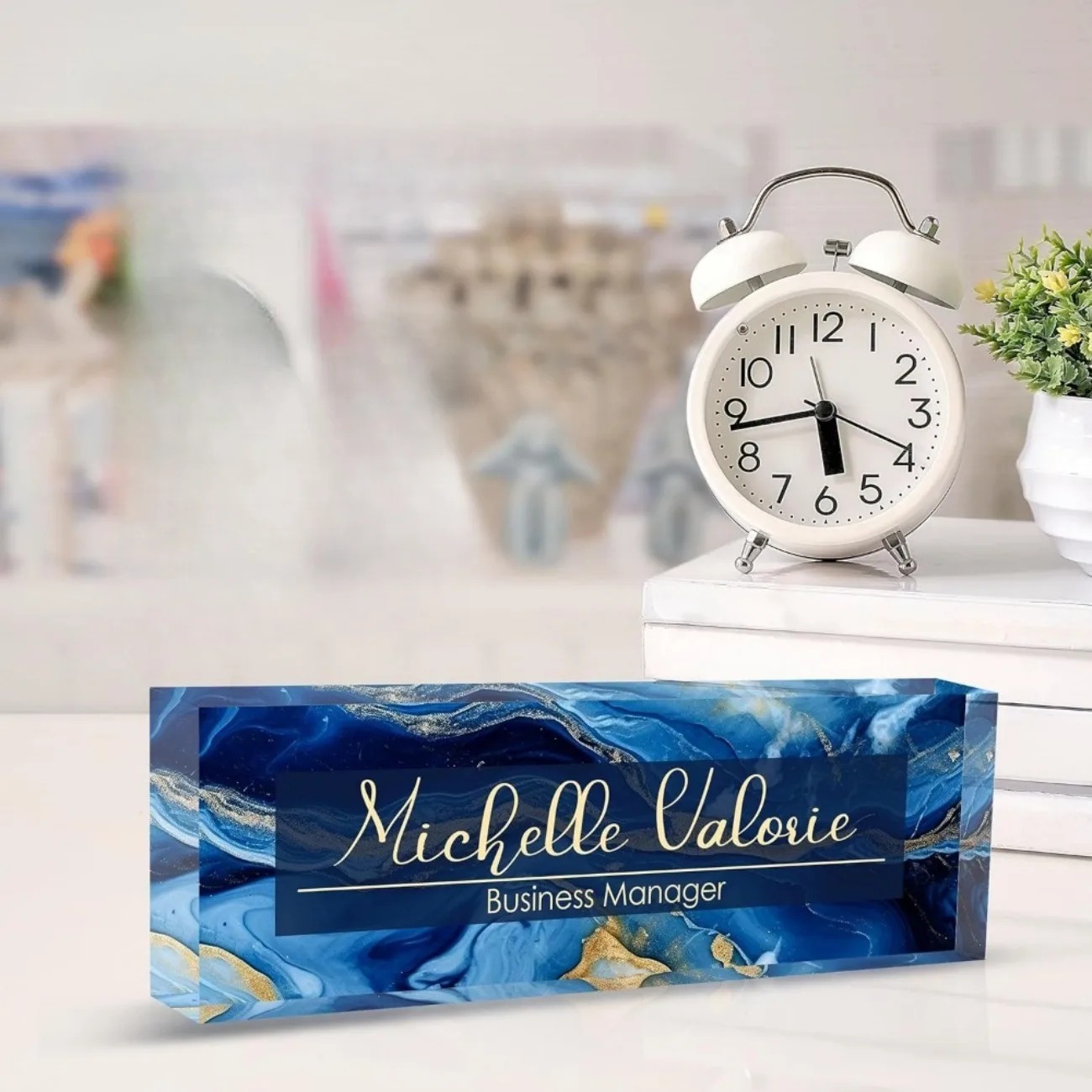 [2D Flat] ป้ายชื่ออะคริลิกแบบป - Desk Name Plate บทวิจารณ์และราคา