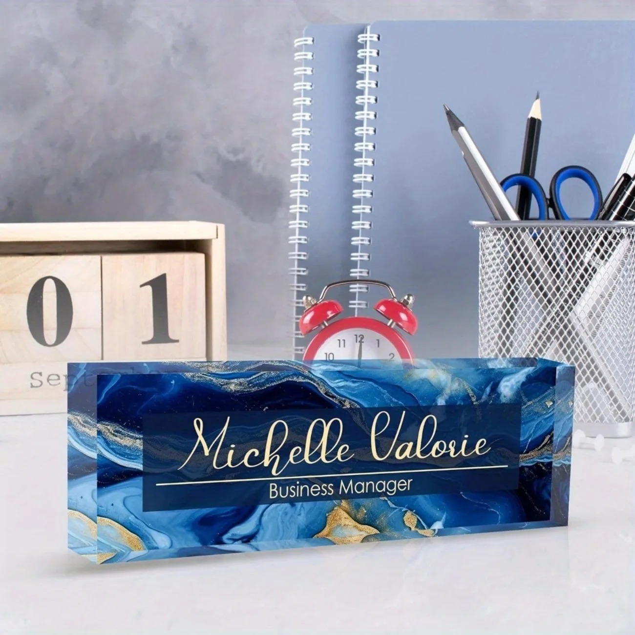 [2D Flat] ป้ายชื่ออะคริลิกแบบป - Desk Name Plate บทวิจารณ์และราคา