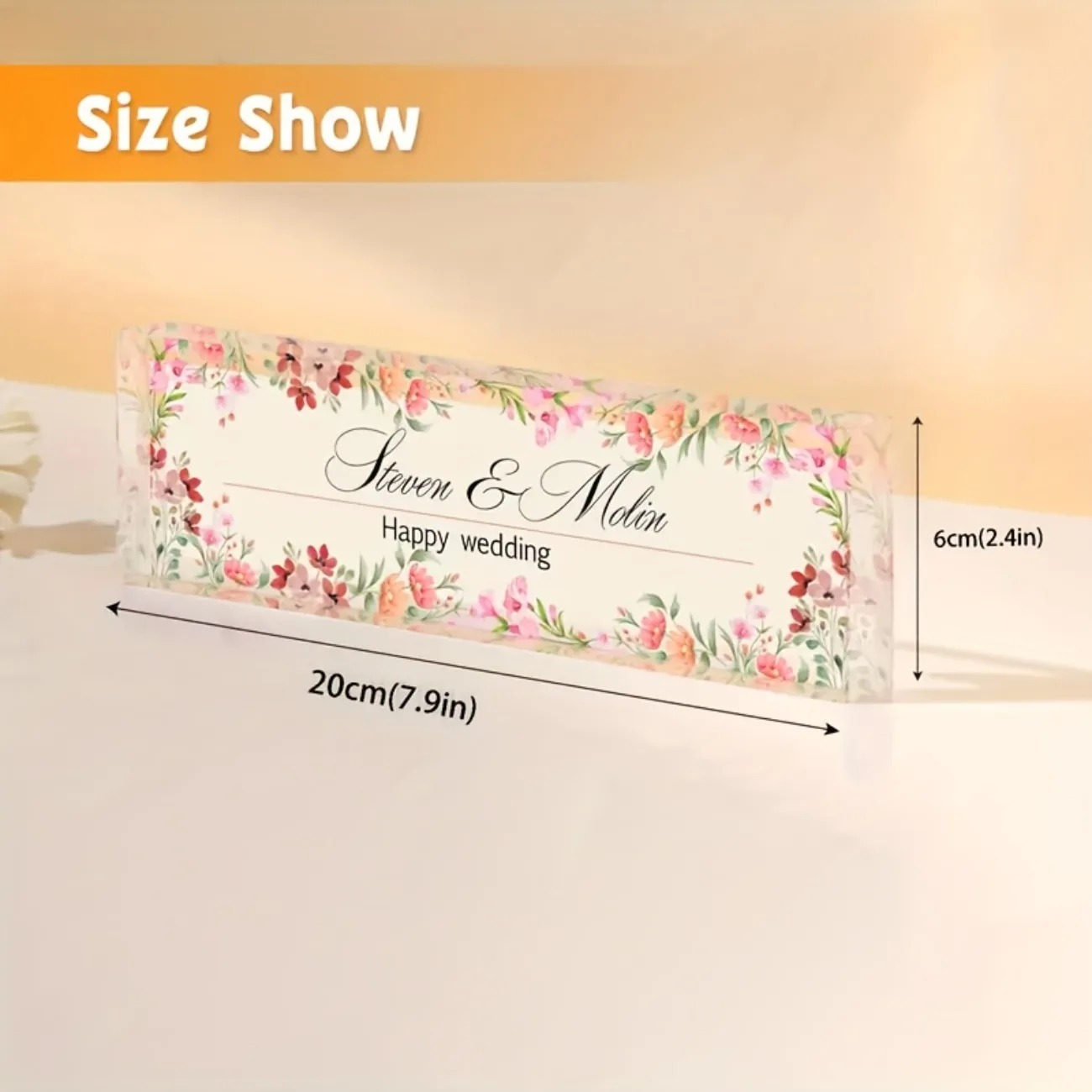 ป้ายชื่ออะคริลิก 2 มิติ แบบปรั - Desk Name Plate บทวิจารณ์และราคา